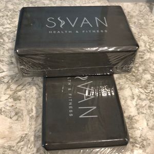 2 yoga blocks new in plastic